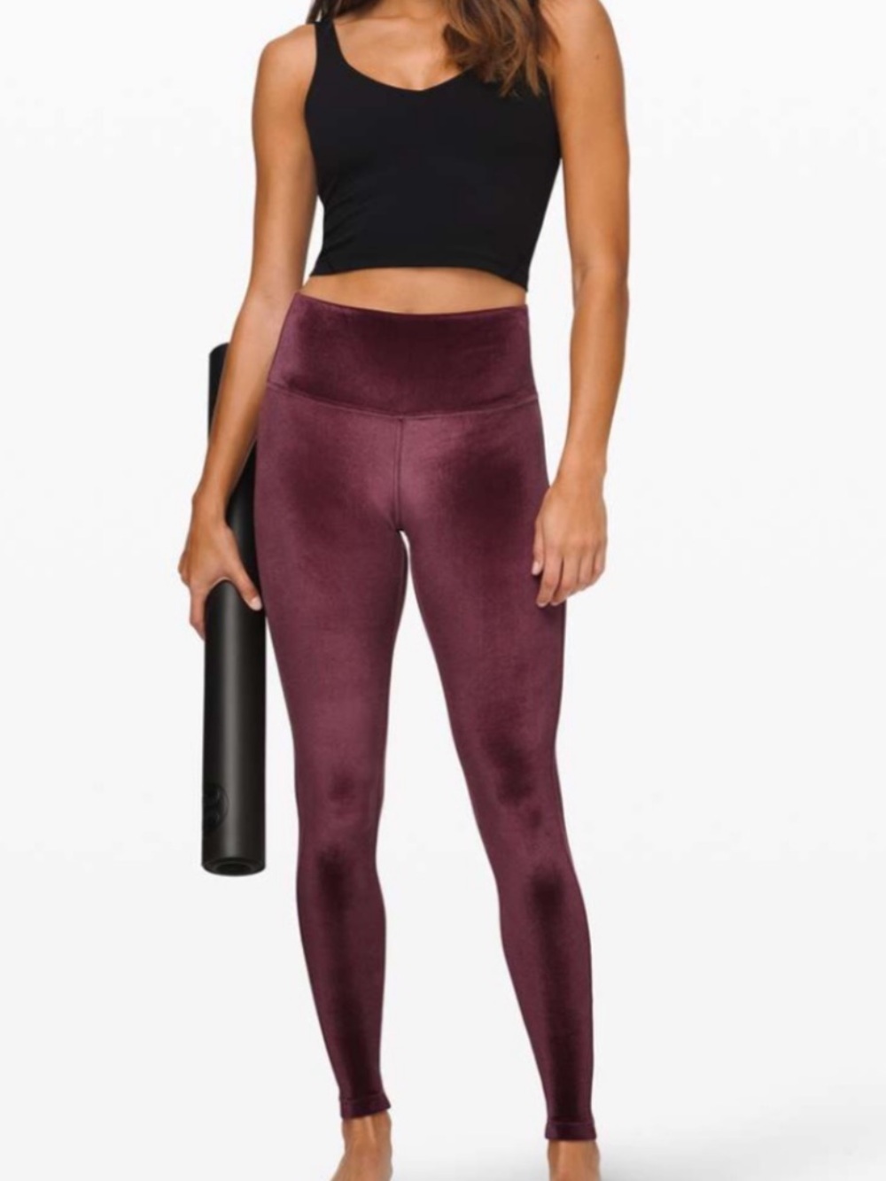 lululemon Velvet Leggings in Plum